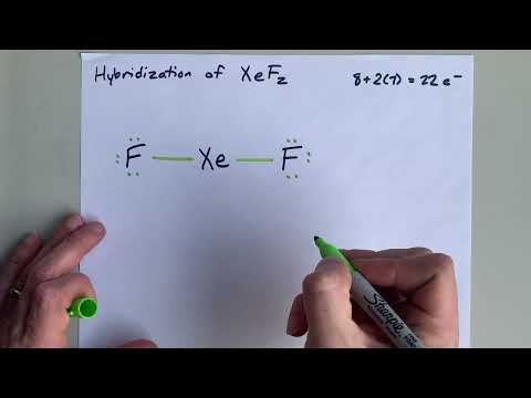 Hybridization of XeF2 (sp3d) - How to Find