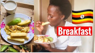 Welcome to a nice breakfast in Uganda 🇺🇬, cassava and eggs