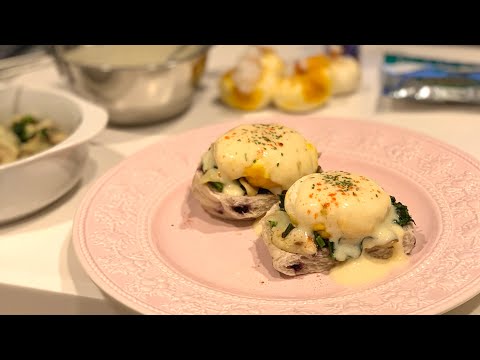 Vegan Egg Benedict from Dante’s Rescue Kitchen/ ダンテさんのヴィーガンエッグベネディクト/ 비건 계란 베네딕트