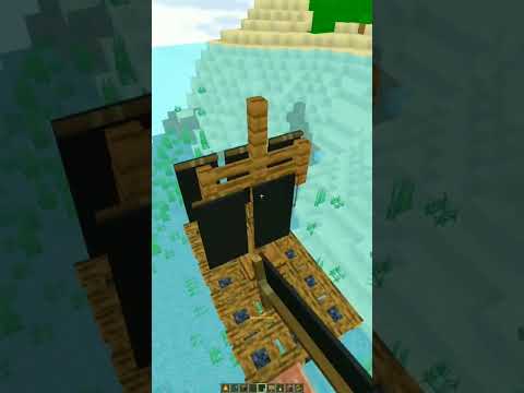 Minecraft Viking Boat⛵ #shorts