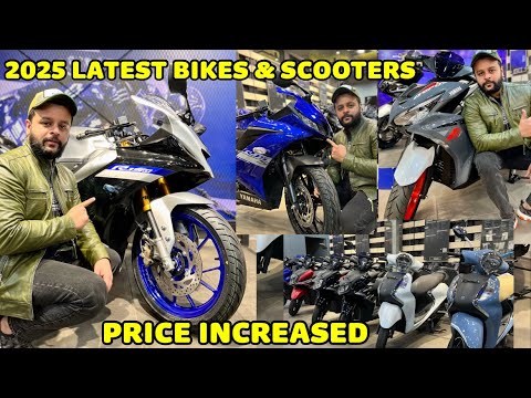 2025 Yamaha Latest Bikes & Scooters New Price List | r15 v4 | Aerox 155 | Mt15 | Fzs v4 | r15m | Fzx