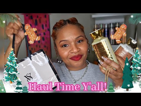 Body Care Haul|Bath and Body Works|Victoria's Secret|Featuring new Christmas Fragrances