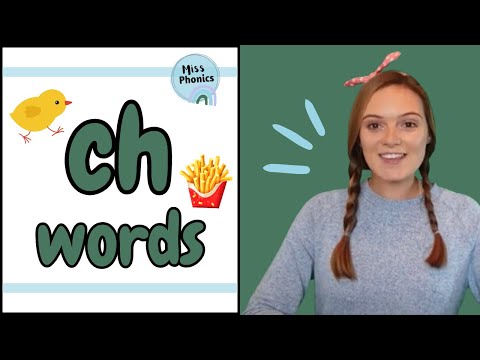 'ch' Words | Blending Phonics | ch Words with Pictures | Learn to Read | British Teacher