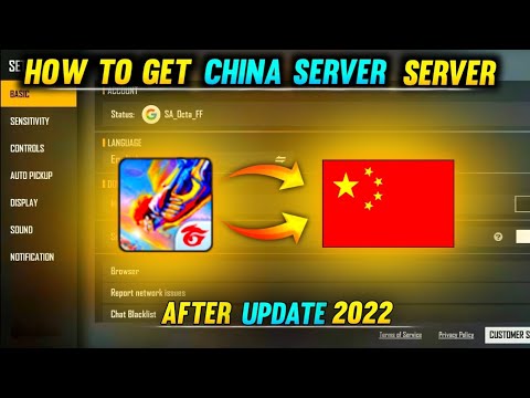 How To Create China/Taiwan Server ID In Free Fire | How to change server india to china server in ff