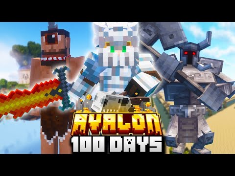 100 Days of Avalon Minecraft [FULL MOVIE]