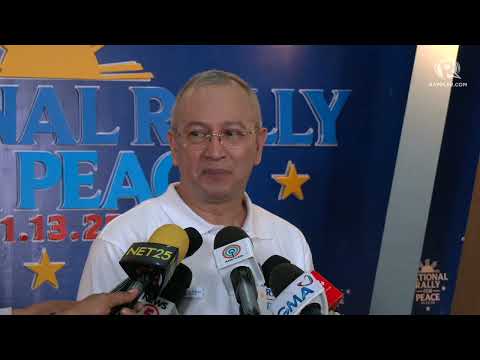 Iglesia ni Cristo spokesman explains January 13 rally for peace