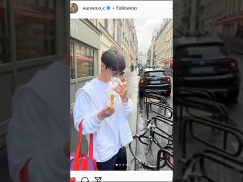 Cha Eunwoo's Casual Parisian Vibes Are a Whole Mood 🥐 #kpop #astrochaeunwoo #chaeunwooastro