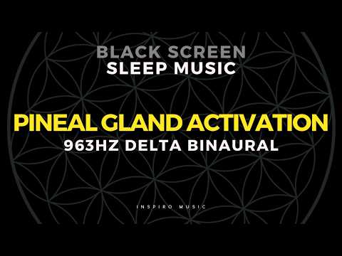 HEALING SLEEP MUSIC / 963hz Delta Binaural / BLACK SCREEN meditation music