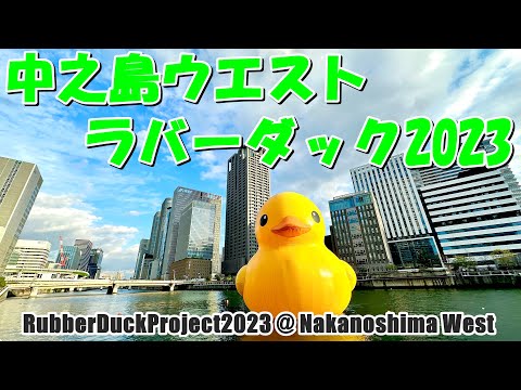 中之島ウエスト　ラバーダック 2023  ( Rubber Duck Project @ Nakanoshima West )