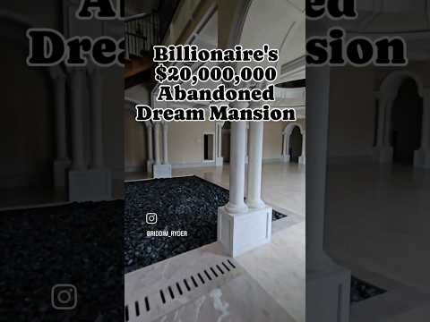 Billionaire's Abandoned Dream Mansion!! #abandoned #abandonedplaces #exploring #foryou #fyp #fypシ