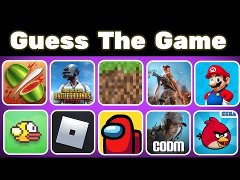 Guess The GAME BY LOGO | Logo Quiz 🎮😎