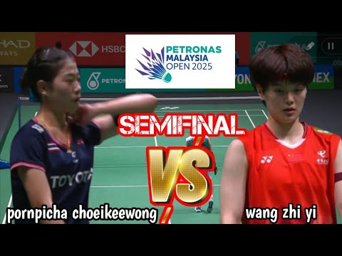 SF : wang zhiyi [CHN] vs p. choeikeewong [THA] | petronas malaysia open 2025