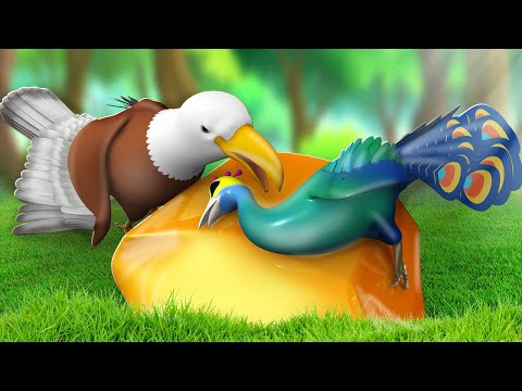 मूर्ख मोर - Foolish Peacock Story | Hindi Kahaniya Comedy Hindi Moral Stories JOJO TV