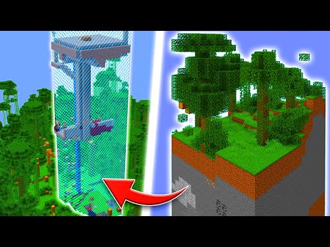 I Built LOTS of OP Farms In A One Chunk Minecraft World! (#8) #shorts