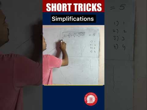 Short tricks #91 simplifications #rrb #maths #mathshortcuts #viral #rrbalp #mathtricks #rrbalp2024