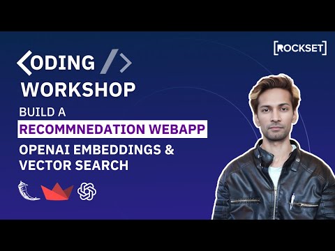 [Coding Workshop] Build a Recommendation System WebApp using Vector Search and OpenAI embeddings