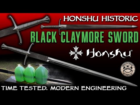 A Time-Tested Design Meets Modern Engineering - Honshu Historic Black Claymore Sword