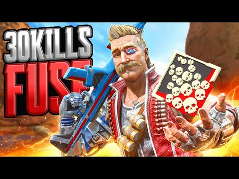 INSANE Fuse 30 KILLS and 8,054 Damage Apex Legends Gameplay