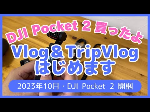 「DJI Pocket 2を買ったよ」旅の準備編