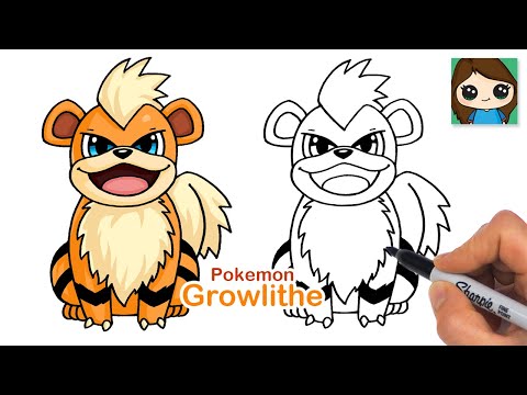 How to Draw Growlithe | Pokemon