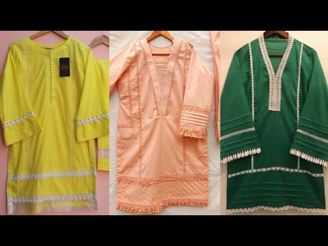 Plain Dress Designing Ideas 2022 -  Latest Dress Designs - Fashion Trends