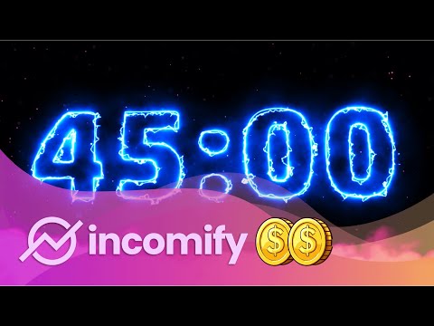 Electric Timer ⚡ 45 Minute Countdown | Visit INCOMIFY