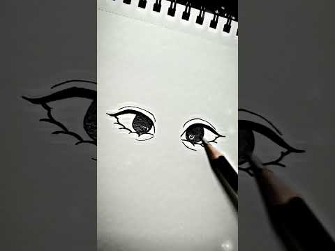 Anime Eyes✨😱#songs #art #viral #eyes #youtubeshorts #sketch #drawing #shorts #satisfying #punjabi