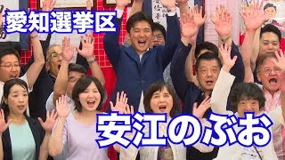 【愛知選挙区】安江のぶお 当選御礼