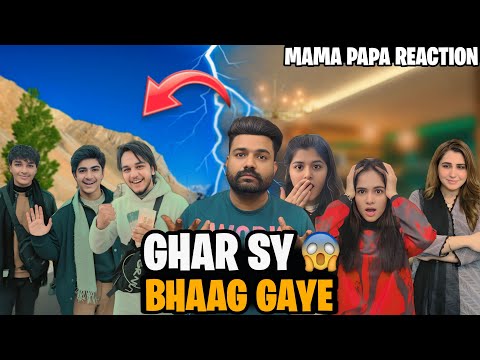 BOYS BHAAG GAY // MAMA PAPA PHUPHO KA REACTION // SAKHT GUSA