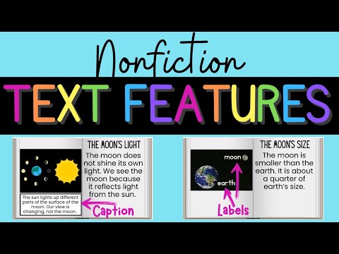 Nonfiction Text Features