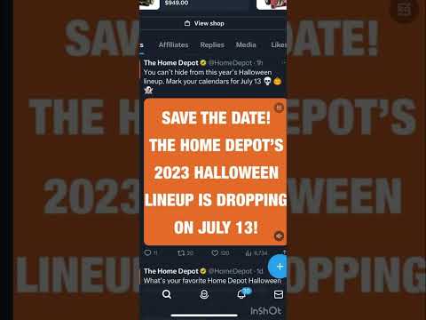 Home Depot’s Halloween 2023 Online drops! Super Exciting! #homedepothalloween #codeorange