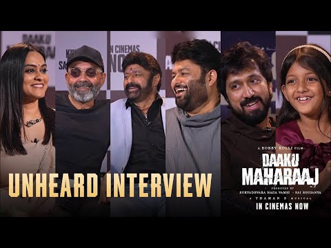 Daaku Maharaaj – Unheard Interview | NBK, Bobby Deol, Bobby Kolli, Thaman S, Veda Agrawal