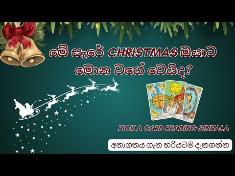 මේ සැරේ Christmas ඔයාට මොන වගේ වෙයිද? 🎅✨ Sinhala Tarot Reading