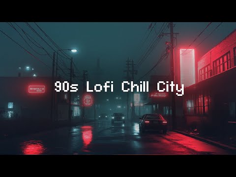 90s Lofi Chill City 🎶 Deep Sleep With Lofi 😴 Beats To Chill / Relax