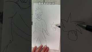 Art tutorials be like #meme #viral #drawing #animecool #capcut #anime #art #animeart #goku #vegeta