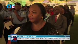 Security in Lagos: Governor Sanwo-Olu Commissions Infrastructures for Idimu Police Station