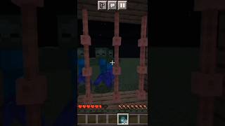 Minecraft: easy zombie door #minecraftshorts #minecraftindonesia #minecraftpe #minecraftbe