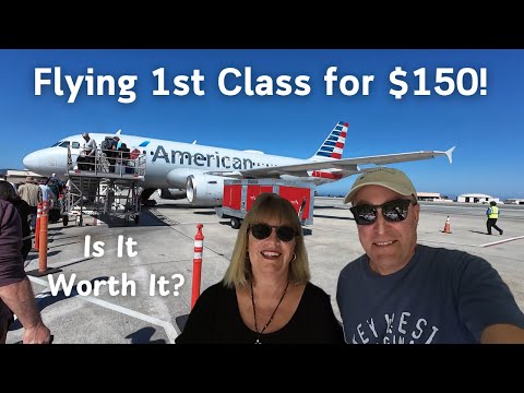 We Fly American 1st Class For $150! But Is It Worth It? Economy vs 1st Class.