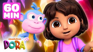 Dora and Boots Explore a Crystal Cave! & More Brand New Full Episodes | 1 Hour | Dora & Friends