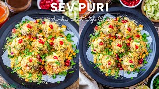 Sev Puri Recipe Mumbai Style | Sev Batata Puri | Sev Puri Chaat