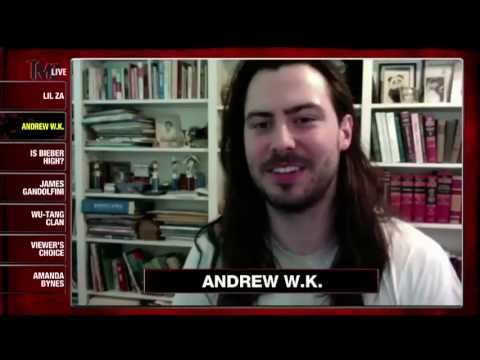 Andrew W.K. 24 Hour Drumming Interview on TMZ Live