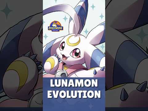 Lunamon Evolution Line #Shorts