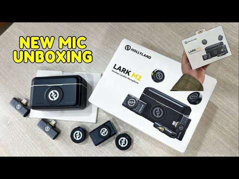 Finally New Mic For Auto Expo 2025 😍| Hollyland Lark M2 Unboxing Video | Best Wireless Mic