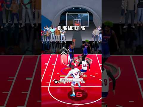 NBA 2K25 Dunk Meter Gameplay Update #2k25 #nba2k25