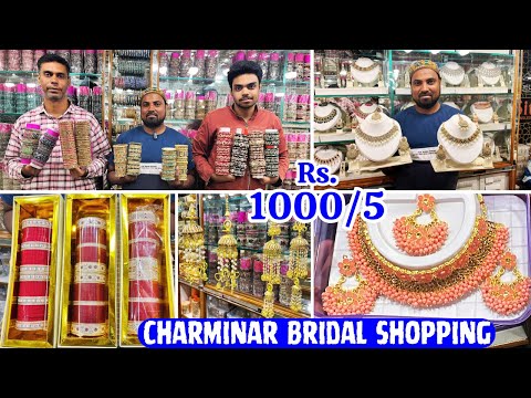 Charminar Ladbazar Bridal Bangles Market Pakistani Celebrity Style Bridal Jewellery With Prices