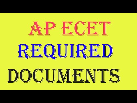 Required  DOCUMENTS  for ap ecet counselling 2021