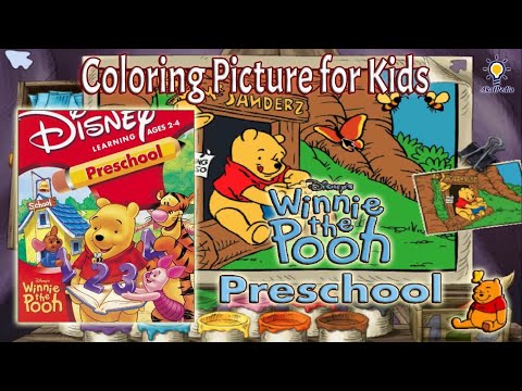 Disney's Winnie the Pooh Preschool - Coloring Picture for kids - Toddler #colouring #learning #kids