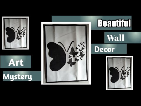 Beautiful Wall Decoration Ideas | Beautiful Wall Decoration Idea With Waste Material #craft #decor