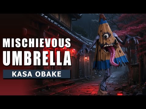 Kasa Obake The Mischievous Umbrella Legend Yokai | Japan Mythology