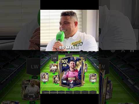 Ronaldo Chooses His Dream Team 🔥 #fcmobile #fc25 #fcmobile25